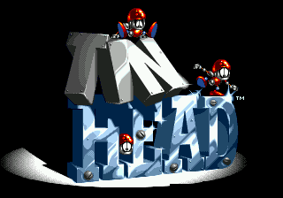 Tinhead title screen for Sega Genesis